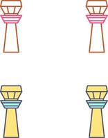 Control Tower Icon Design vector