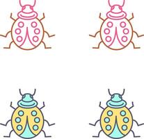 Ladybug Icon Design vector