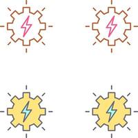 Electricity Icon Design vector