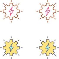 diseño de icono de electricidad vector