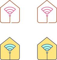 diseño de icono wifi vector