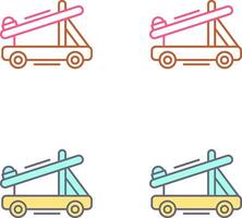 Catapult Icon Design vector