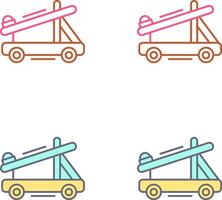 Catapult Icon Design vector