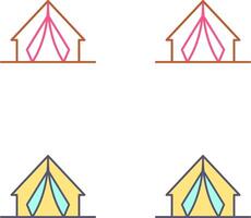 Camp Icon Design vector