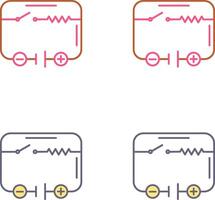 Electrical Circuit Icon Design vector