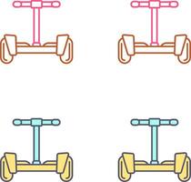 Hoverboard Icon Design vector