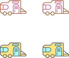 Caravan Icon Design vector