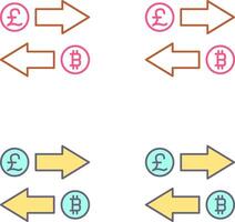 Exchange Icon Design vector
