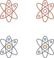 Atom Icon Design vector