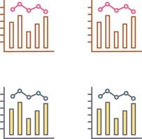 Histogram Icon Design vector