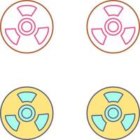 Nuclear Icon Design vector