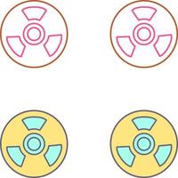 Nuclear Icon Design vector