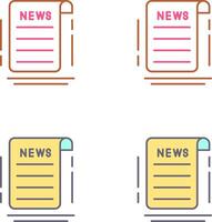 News Icon Design vector