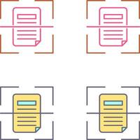 Scan Icon Design vector