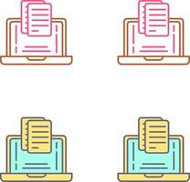 Document Icon Design vector