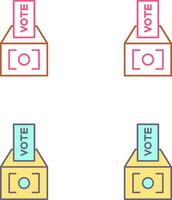 Vote Icon Design vector