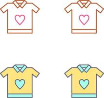 T Shirt Icon Design vector