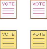 Vote Icon Design vector