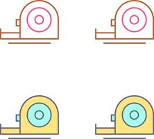 Measuring Tape Icon Design vector