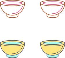 Bowl Icon Design vector