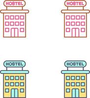 Hostel Icon Design vector