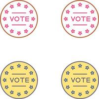 Vote Icon Design vector