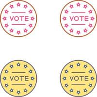 Vote Icon Design vector