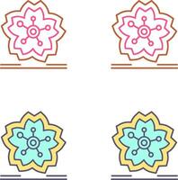 Cherry Blossom Icon Design vector