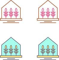 Farm House Icon Design vector