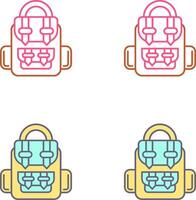 Backpack Icon Design vector