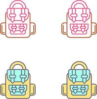 Backpack Icon Design vector