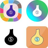 único moneda icono diseño vector