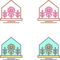 Farm House Icon Design vector