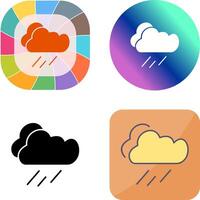 diseño de icono de lluvia vector