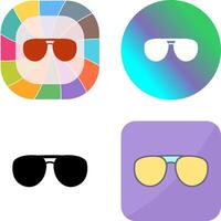 Unique Glasses Icon Design vector