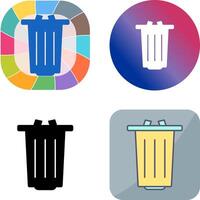 diseño de icono de basura vector