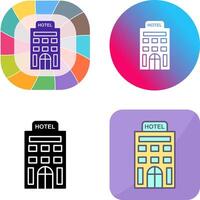 diseño de icono de hotel vector