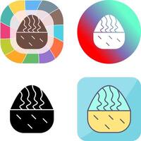 Cream Muffin Icon Design vector