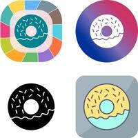 Doughnut Icon Design vector