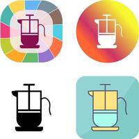 French Press Icon Design vector