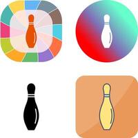 Bowling Pin Icon Design vector