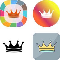 King Crown Icon Design vector