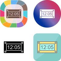 Unique Timer Icon Design vector