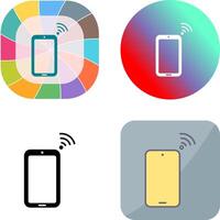Unique Connected Device Icon Design vector