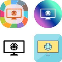 Unique Intranet Icon Design vector