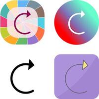Unique Reload Icon Design vector