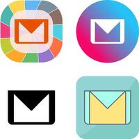 Unique Email Icon Design vector