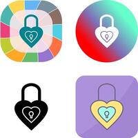 Unique Lock Icon Design vector