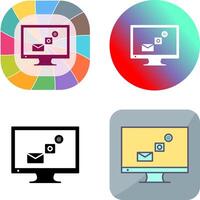 Unique Digital Marketing Icon Design vector