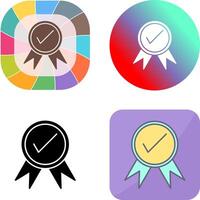 Unique Quality Control Icon Design vector